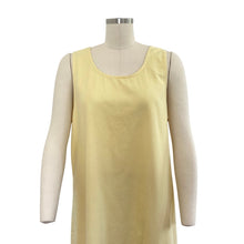 Load image into Gallery viewer, Vintage Expressions Pastel Yellow Jumper Maxi Dress
