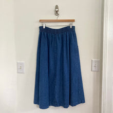 Load image into Gallery viewer, Vintage Button Up Denim Maxi Skirt
