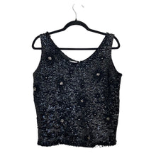 Load image into Gallery viewer, Vintage Marco Polo 1960s Sequin Beaded Sleeveless Wool Top
