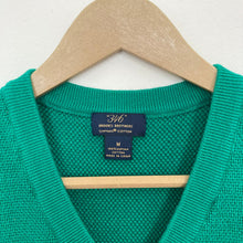 Load image into Gallery viewer, Brooks Brothers 346 Green Cotton Sweater Vest
