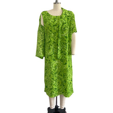 Load image into Gallery viewer, Bright Chartreuse Sag Harbor Floral Dress Set
