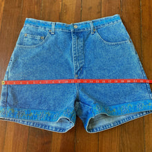 Load image into Gallery viewer, Vintage Bill Blass Denim Shorts with Ribbon Detail
