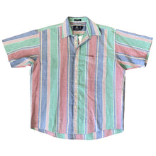 Load image into Gallery viewer, Van Heusen Pastel Striped Short Sleeve Button Up Shirt
