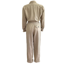 Load image into Gallery viewer, Vintage Royal Robbins Khaki Cotton Utility Jumpsuit
