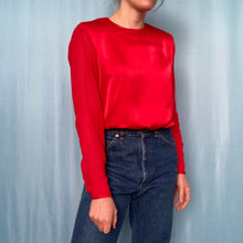 Load image into Gallery viewer, Vintage Red Liz Claiborne Blouse
