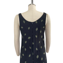Load image into Gallery viewer, Vintage Black Tropical Maxi Dress with Jungle Print
