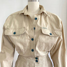 Load image into Gallery viewer, Vintage Royal Robbins Khaki Cotton Utility Jumpsuit
