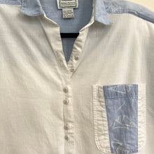 Load image into Gallery viewer, Retro 80s Colorblock Button Up Shirt
