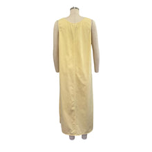 Load image into Gallery viewer, Vintage Expressions Pastel Yellow Jumper Maxi Dress
