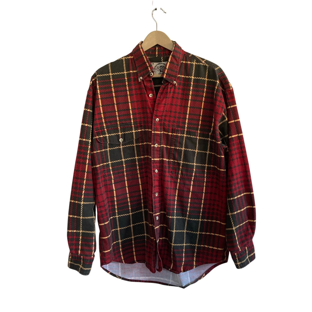 Vintage 90s Salty Dog Gant Houndstooth Button Down Shirt