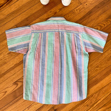 Load image into Gallery viewer, Van Heusen Pastel Striped Short Sleeve Button Up Shirt
