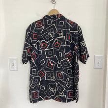 Load image into Gallery viewer, Vintage Pronto Uomo Funky Geometric Silk Button Down Shirt
