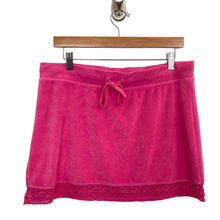 Load image into Gallery viewer, Gap Body Terrycloth Mini Skirt with Crochet Hem
