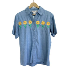 Load image into Gallery viewer, Harbour Vue Short Sleeve Sunflower Blouse
