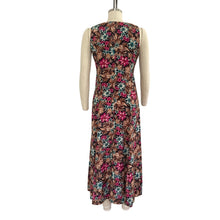 Load image into Gallery viewer, Vintage Bobbie Bee Tropical Maxi Dress with Tie
