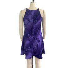 Load image into Gallery viewer, Y2K Expressions Purple Floral Mini Dress
