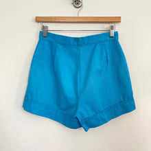 Load image into Gallery viewer, Vintage Bright Blue High Waisted Shorts
