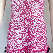 Load image into Gallery viewer, Jessica Louise Pink and White Leopard Mini Dress
