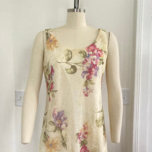 Load image into Gallery viewer, Vintage Y2K Yellow Floral Midi Dress
