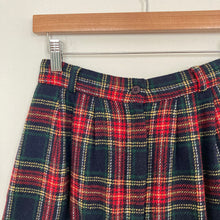 Load image into Gallery viewer, Vintage Wool Blend Plaid Bermuda Shorts
