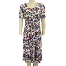 Load image into Gallery viewer, Vintage Tabby of California Floral Ribbed Knit Midi Dress
