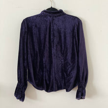 Load image into Gallery viewer, Vintage Velvet Button Up Shirt
