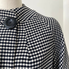 Load image into Gallery viewer, 1960s Mod Houndstooth Overcoat
