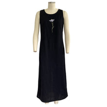 Load image into Gallery viewer, Premier International for Ladies Black Daisy Maxi Dress Set
