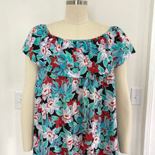 Load image into Gallery viewer, Vintage Ashley Ames Floral Muumuu with Ruffle Collar
