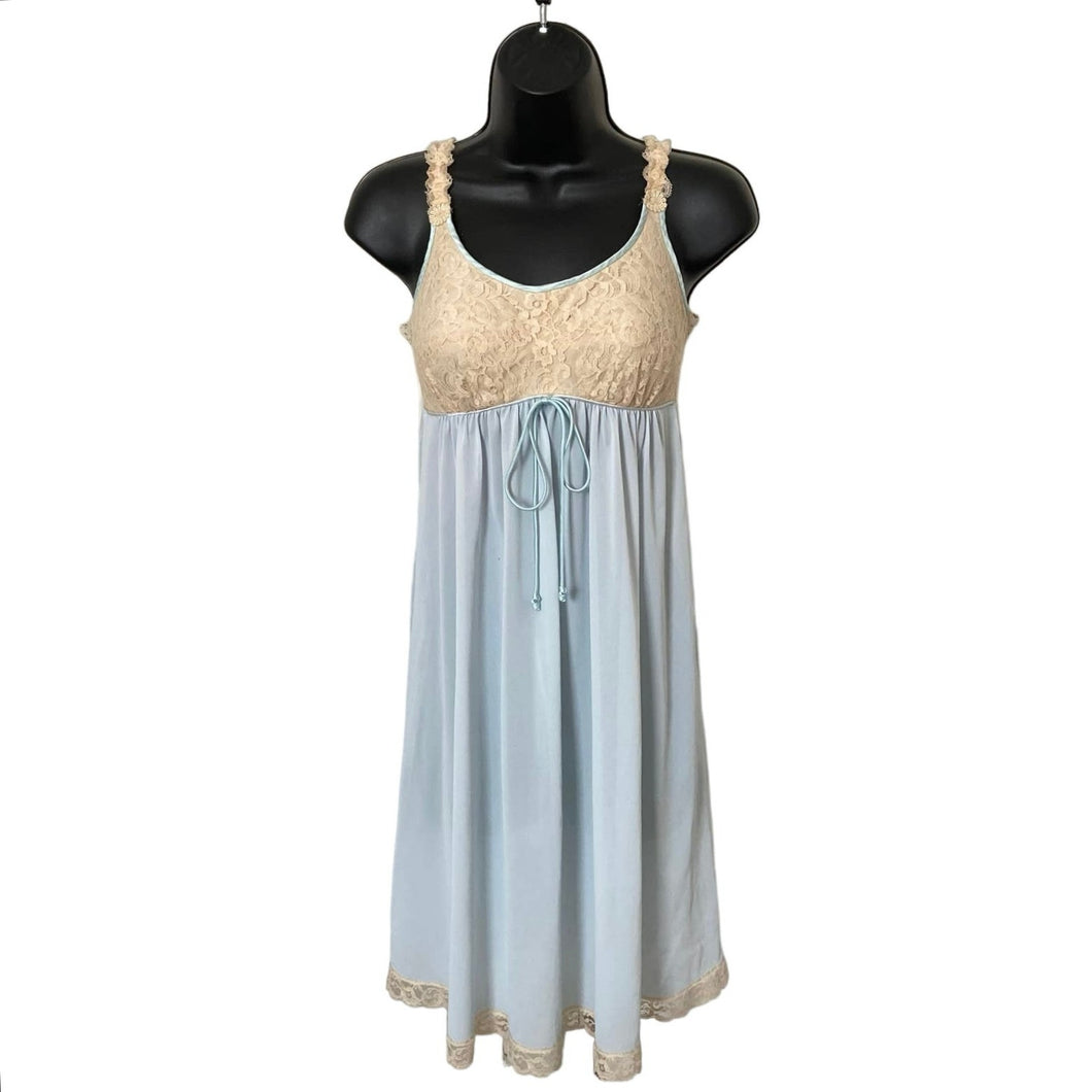 1960s Lace Babydoll Nightgown