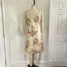 Load image into Gallery viewer, Vintage Y2K Yellow Floral Midi Dress
