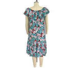 Load image into Gallery viewer, Vintage Ashley Ames Floral Muumuu with Ruffle Collar

