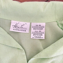 Load image into Gallery viewer, 90s Kathie Lee Collection Green Gingham Button Down Maxi Dress
