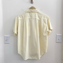 Load image into Gallery viewer, Vintage Piccolo Yellow Pinstripe Button Up Blouse
