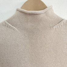 Load image into Gallery viewer, Vintage Gap Metallic Beige Mock Neck Sweater Vest
