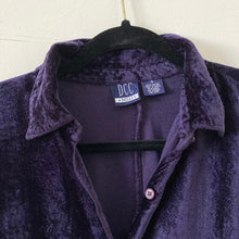 Load image into Gallery viewer, Vintage Velvet Button Up Shirt
