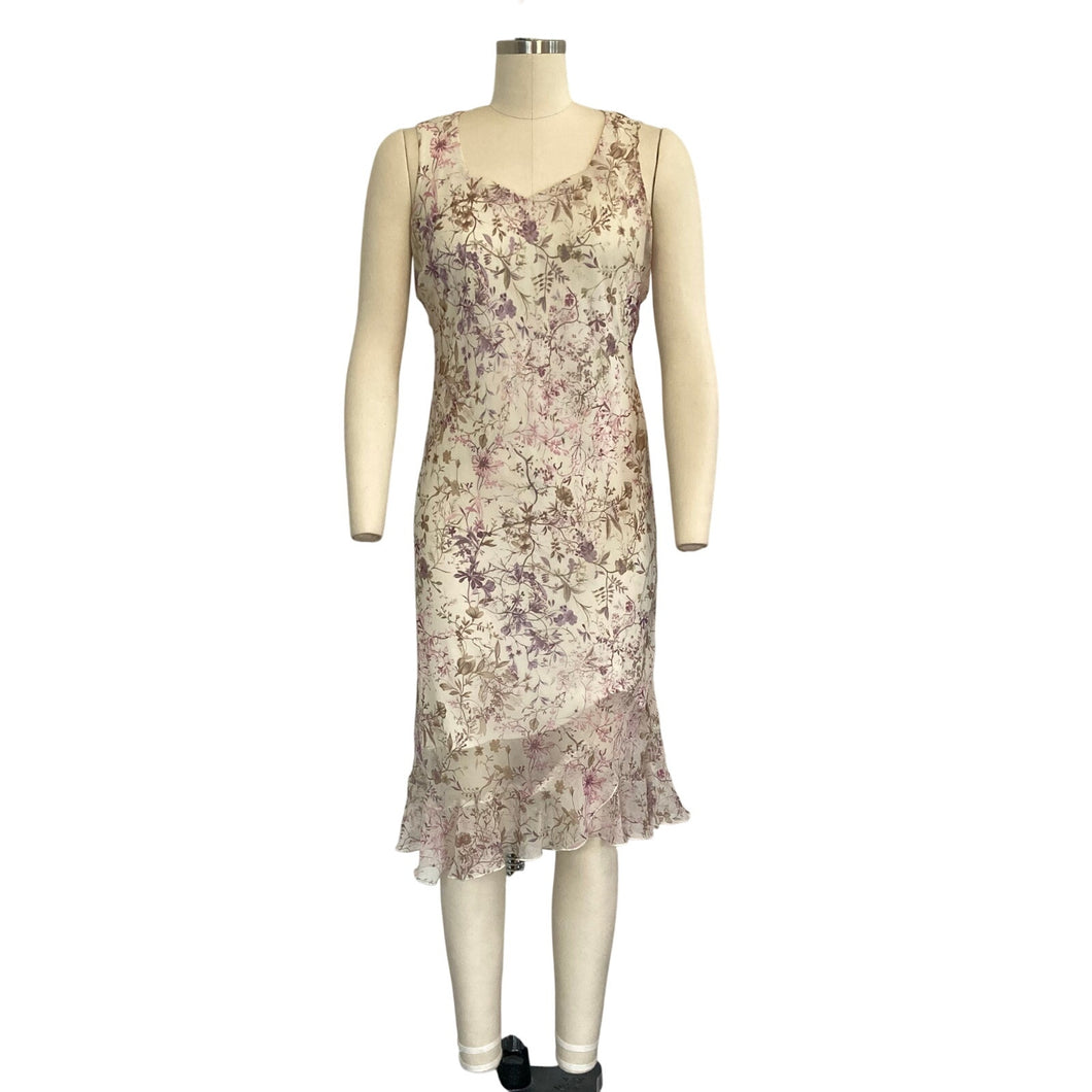 Y2K Dress Barn Floral Midi Dress