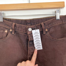 Load image into Gallery viewer, Brown Urban Outfitters Levi&#39;s 501 Cutoff shorts
