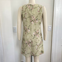 Load image into Gallery viewer, 90s Sage Floral Mini Dress
