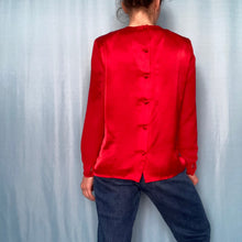 Load image into Gallery viewer, Vintage Red Liz Claiborne Blouse
