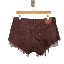 Load image into Gallery viewer, Brown Urban Outfitters Levi&#39;s 501 Cutoff shorts
