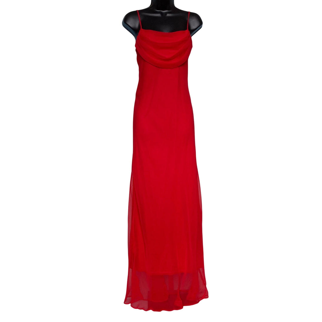 Jump Apparel Bright Red Formal Dress