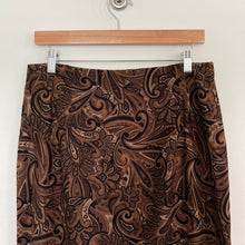 Load image into Gallery viewer, Vintage Brown Paisley Maxi Skirt
