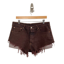 Load image into Gallery viewer, Brown Urban Outfitters Levi&#39;s 501 Cutoff shorts
