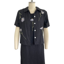 Load image into Gallery viewer, Premier International for Ladies Black Daisy Maxi Dress Set
