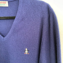 Load image into Gallery viewer, Vintage Navy Blue Munsingwear Grand Slam V Neck Pullover Sweater
