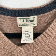 Load image into Gallery viewer, Vintage L.L. Bean Cashmere V Neck Pullover Sweater
