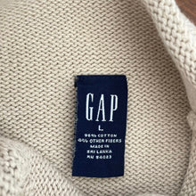 Load image into Gallery viewer, Vintage Gap Metallic Beige Mock Neck Sweater Vest
