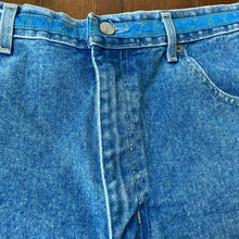 Load image into Gallery viewer, Vintage Bill Blass Denim Shorts with Ribbon Detail
