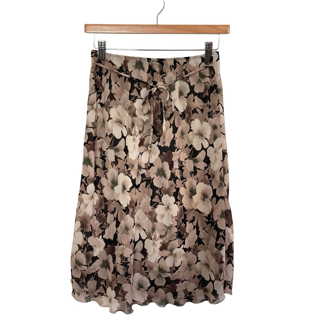 Y2K CLIO Floral Midi Skirt